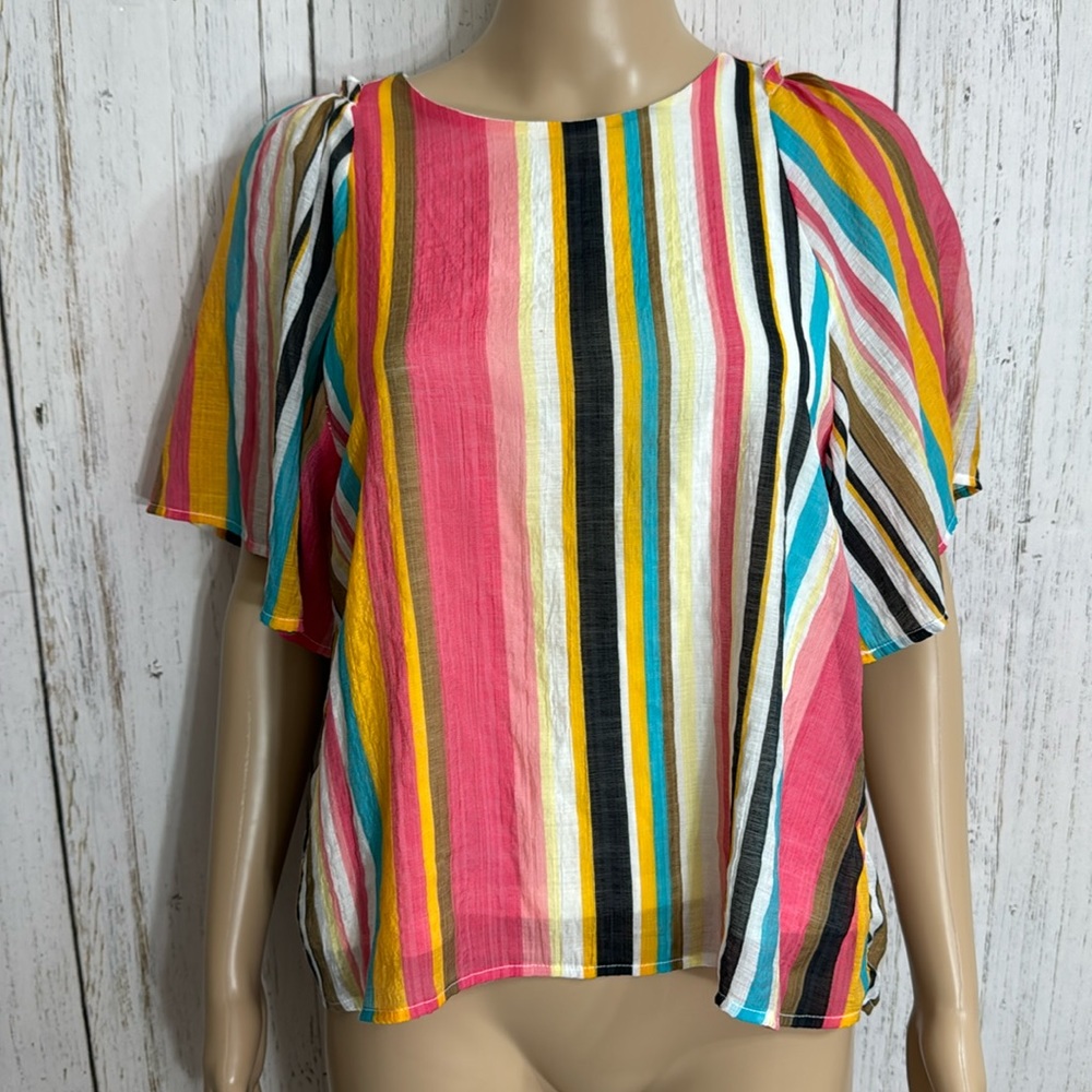Morgan Claire Striped Blouse